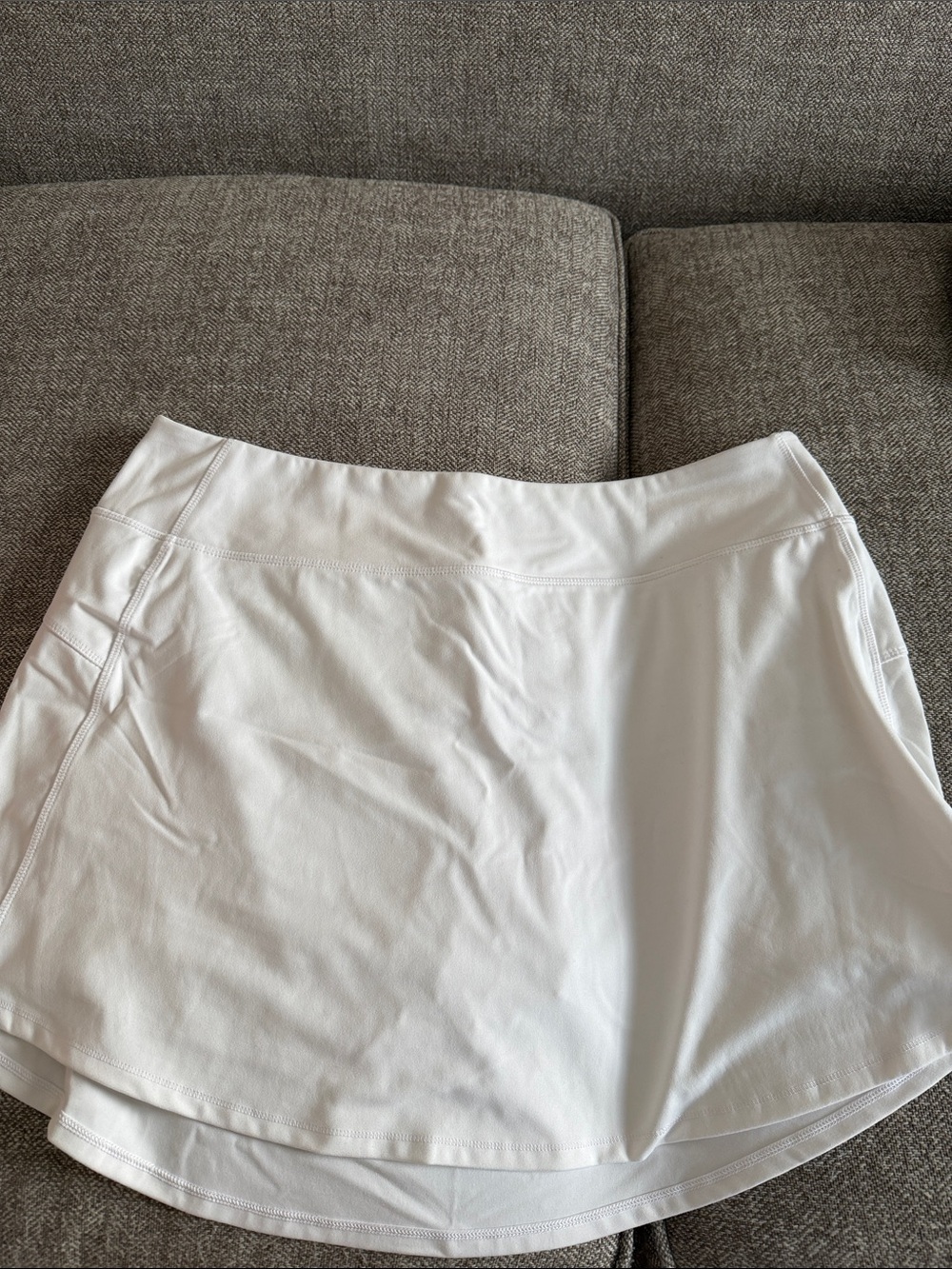 DSG White Women's Athletic Skort - Built-In Shorts